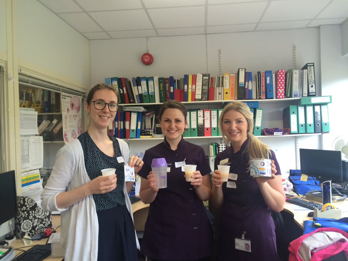 NicolaWilksSLT's tweet photo. Congratulations to all the SLTs and Dietitians who completed the thickened fluids challenge today #swallowaware2016 https://t.co/XOUSlk9Ucs