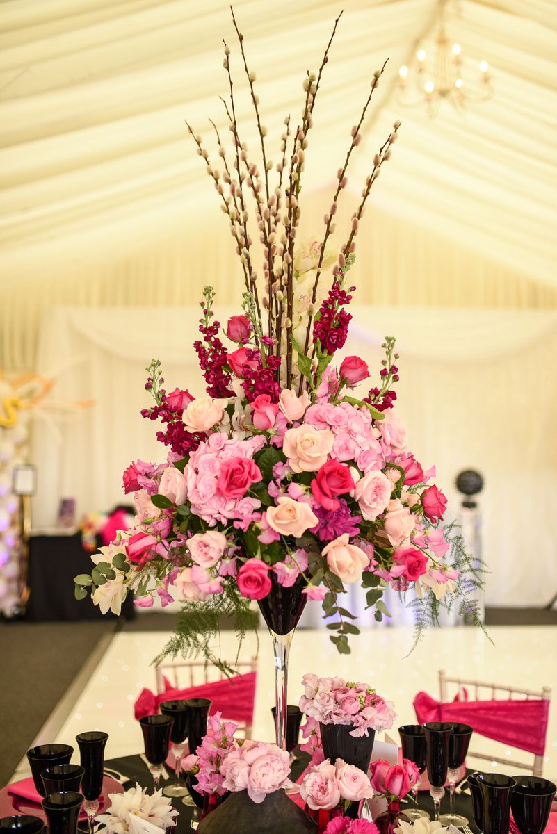 We still #love this #pink #floral #flower #wedding #decoration by <a href="/FlowerDesign1/">Jason Thompson</a> <a href="/FlowerJane1/">Jane Thompson</a> #spring #perfect