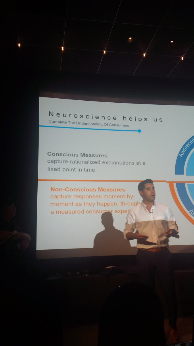 Discover_Summit's tweet photo. Neuroscience helping to complete the understanding of consumers -Felix Gomez @YuMeVideo  #Discoverability https://t.co/VoxHeOJKtn