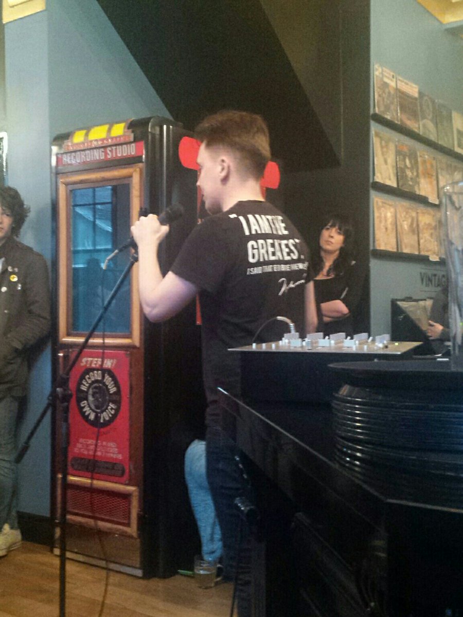RhymesnRecords's tweet photo. Another Delaney? Hello Sean! It's nice to know spoken word runs in the family! #RhymesAndRecords #OpenMic #Liverpool https://t.co/szTcySl6Ta