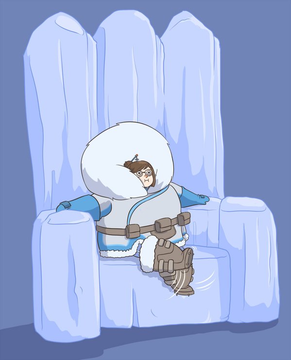 Axtoncollie's tweet image. This throne is made of my enemies solidified tears #Overwatch #overwatchbeta #MeinaNutshell