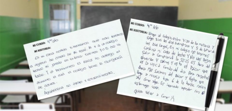misionesptodos's tweet photo. #Alumnos le #mandaron #cartas al #gobernador de #Córdoba para #poder #comer https://t.co/q4scMJzYAL https://t.co/aYidUownaL
