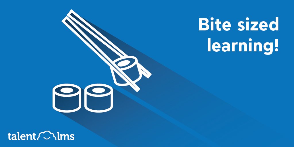 TalentLMS's tweet photo. Get a grasp of #microlearning: https://t.co/Kw1GXVzZ8K and try it in practice with @snappico #TalentLMS #eLearning https://t.co/ZOzQ5SlP3L
