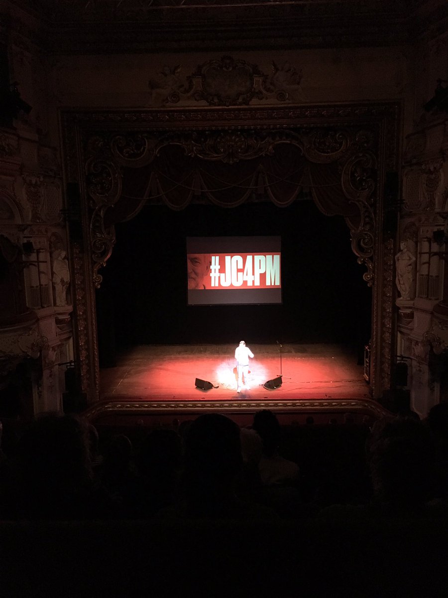 JoMaher8's tweet photo. #JC4PM Josie Long, #babes4bernie great night! https://t.co/30sHbogrhR