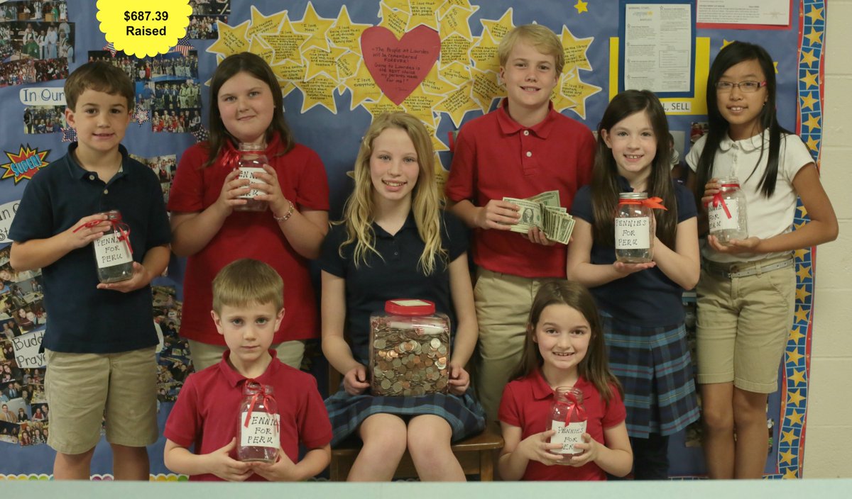 Students raised $687.39 to help build Phase Two of a construction project for our sister Parish in Peru!