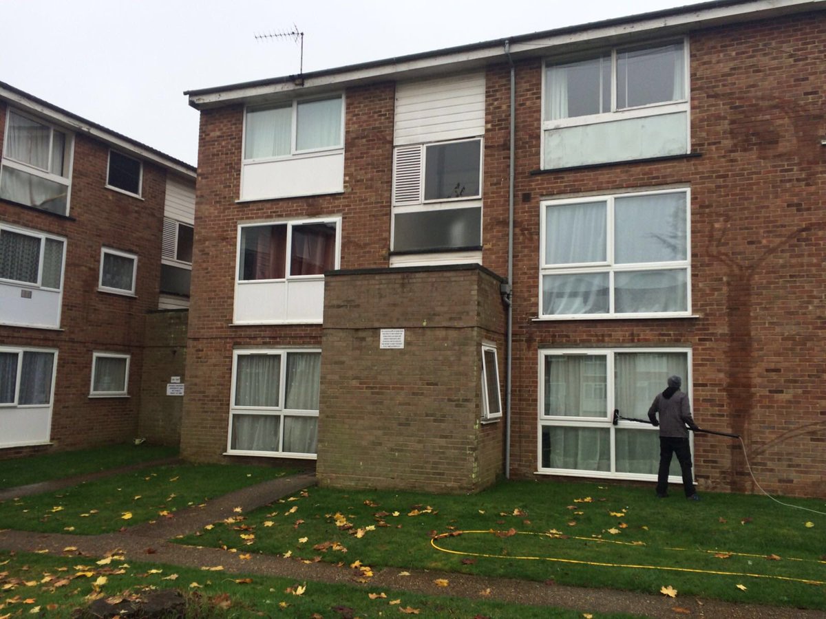 Flats we recently cleaned in hemel hempstead #windowcleaning #cleaningservices