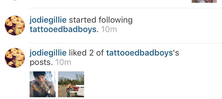 scottmaria25's tweet photo. @jodiesilvia  loves a tattooed bad boy 😜 https://t.co/8UV57cUKad