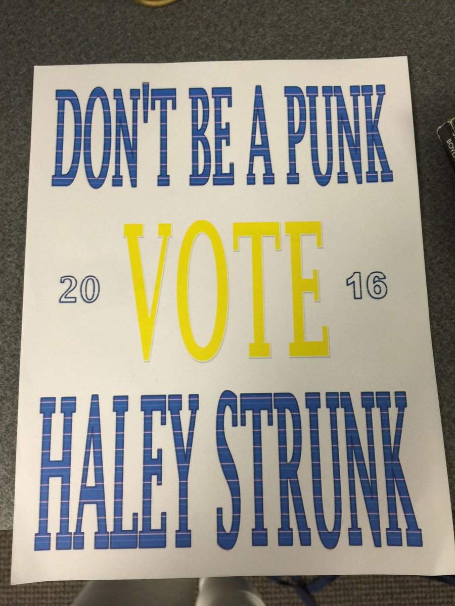 haleyfor2017's tweet photo. Keep a lookout!!! https://t.co/OsuwVnPyFa