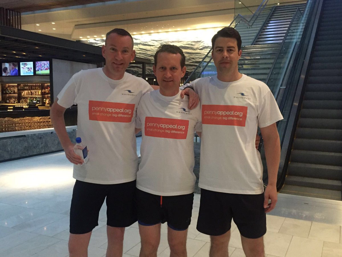 5k charity run at ITW done by the WaveCrest team #pennyappeal