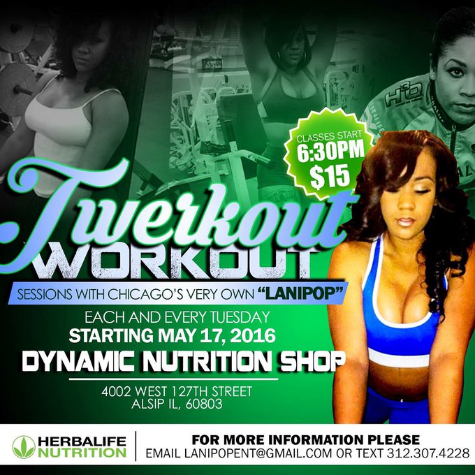 Want your girl to learn some new moves for you? make sure she's at lanipop's twerkout workout classes