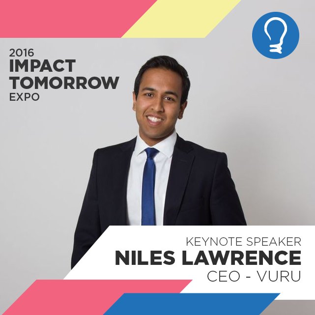 Announcing Niles Lawrence will be our keynote speaker on the 21st! #ITEXPO2016
Tickets at impacttomorrow.ca