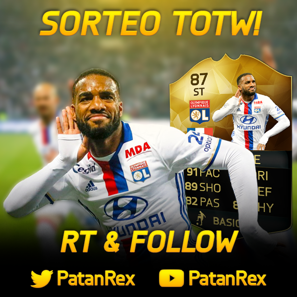 PatanRex's tweet photo. 🔁 y Follow para ganar a Lacazette TIF! Gracias a @EASPORTSFutbol!

➡ Seguime en: https://t.co/q6eEAqm1Fs https://t.co/j60uMmV6WI