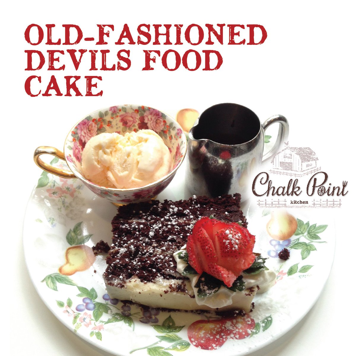 It's #nationaleatwhatyouwantday we're going head over heals for <a href="/ChalkPointNYC/">Chalk Point Kitchen</a> Old-Fashioned Devils Food Cake :)