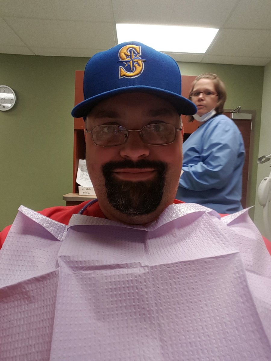 BigJTrucker's tweet photo. Wish I was at #Safeco but no, I'm getting some dental work done today. Go @Mariners #WhereIROOT #atbatapp https://t.co/Tp5oS3lVms