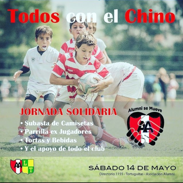 Este sábado todos con el Chino!!