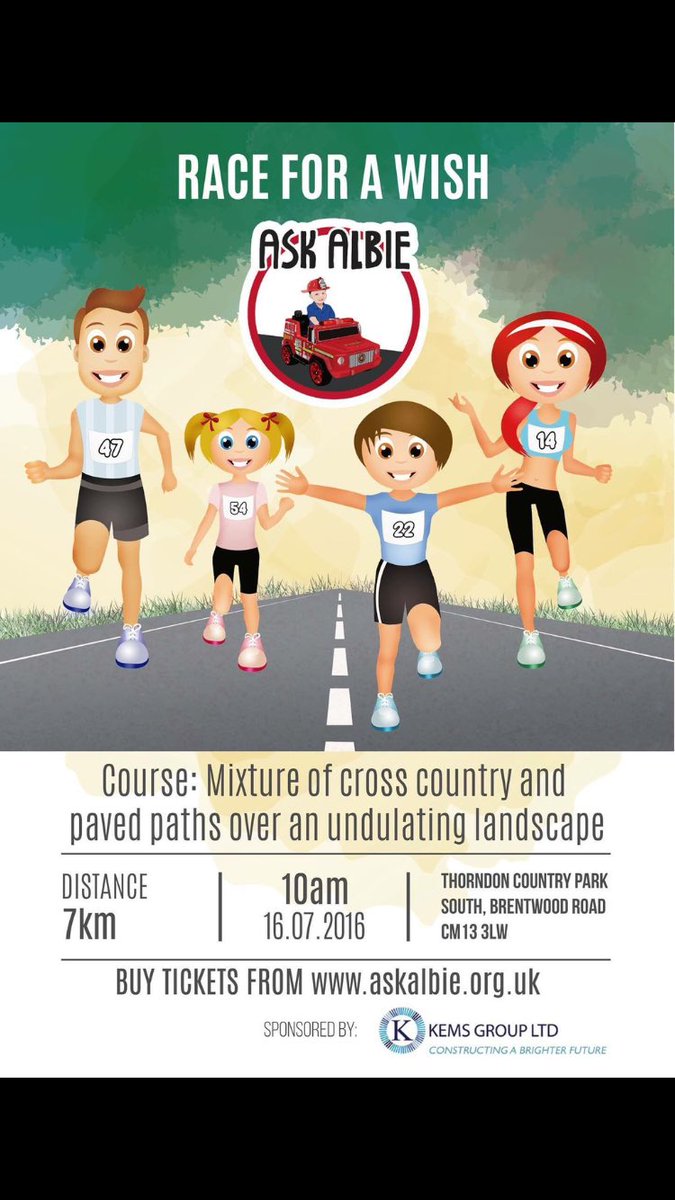 Sign up and help <a href="/AskAlbie/">Ask Albie</a> grant the wishes of sick children across Essex #FamilyFun #16July #ThorndonPark