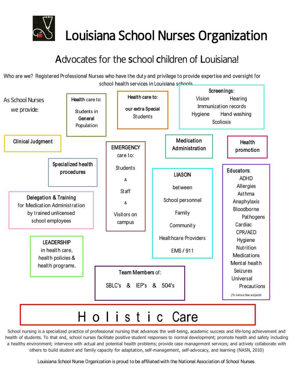 SchoolNursesLA's tweet photo. Happy School Nurse day!  #SchoolNurses #LSNO #SchoolNurseDay @mbird_mhb @a_a_ferguson @ReboweDarla @jhanemann23 https://t.co/quj3qHVGwG