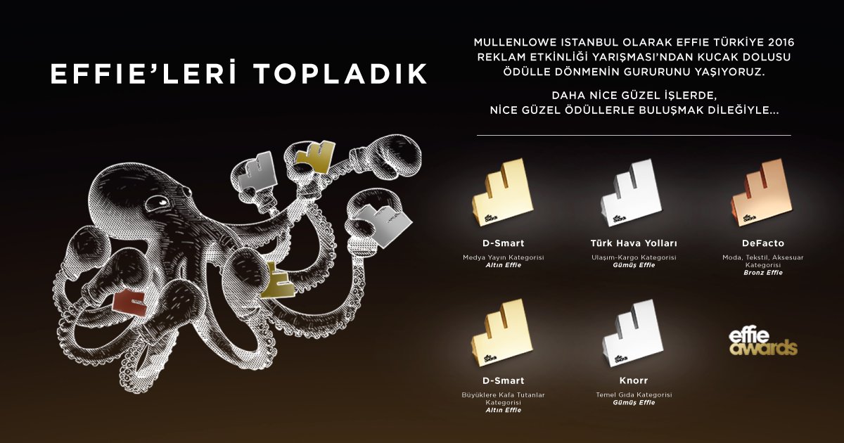 Effie'leri topladık!