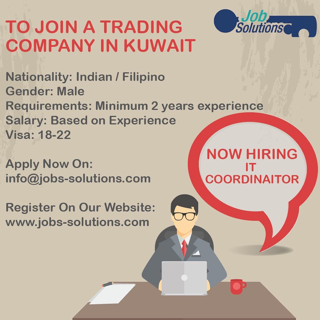 JobsSolutions's tweet image. #It#coordinator#filipino#indian
@q8_Jobs