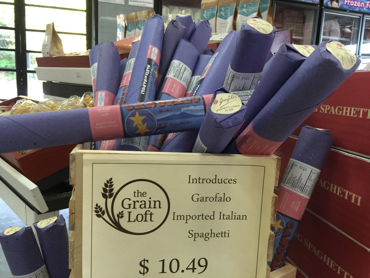 Rethinking dinner? Pick up our imported Garofalo pasta made with 100% durum wheat semolina. #Yum