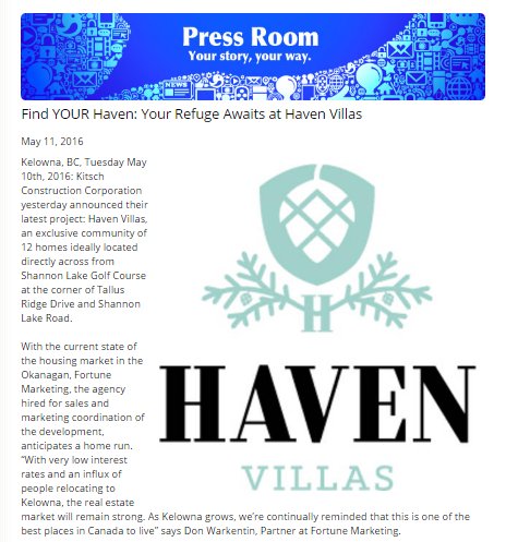 Haven_Villas's tweet photo. Recent #pressrelease https://t.co/sjTCfk7EyN - make sure you REGISTER #kelowna #realestate #kelownarealtor #okanagan https://t.co/aWu2gSvWl1