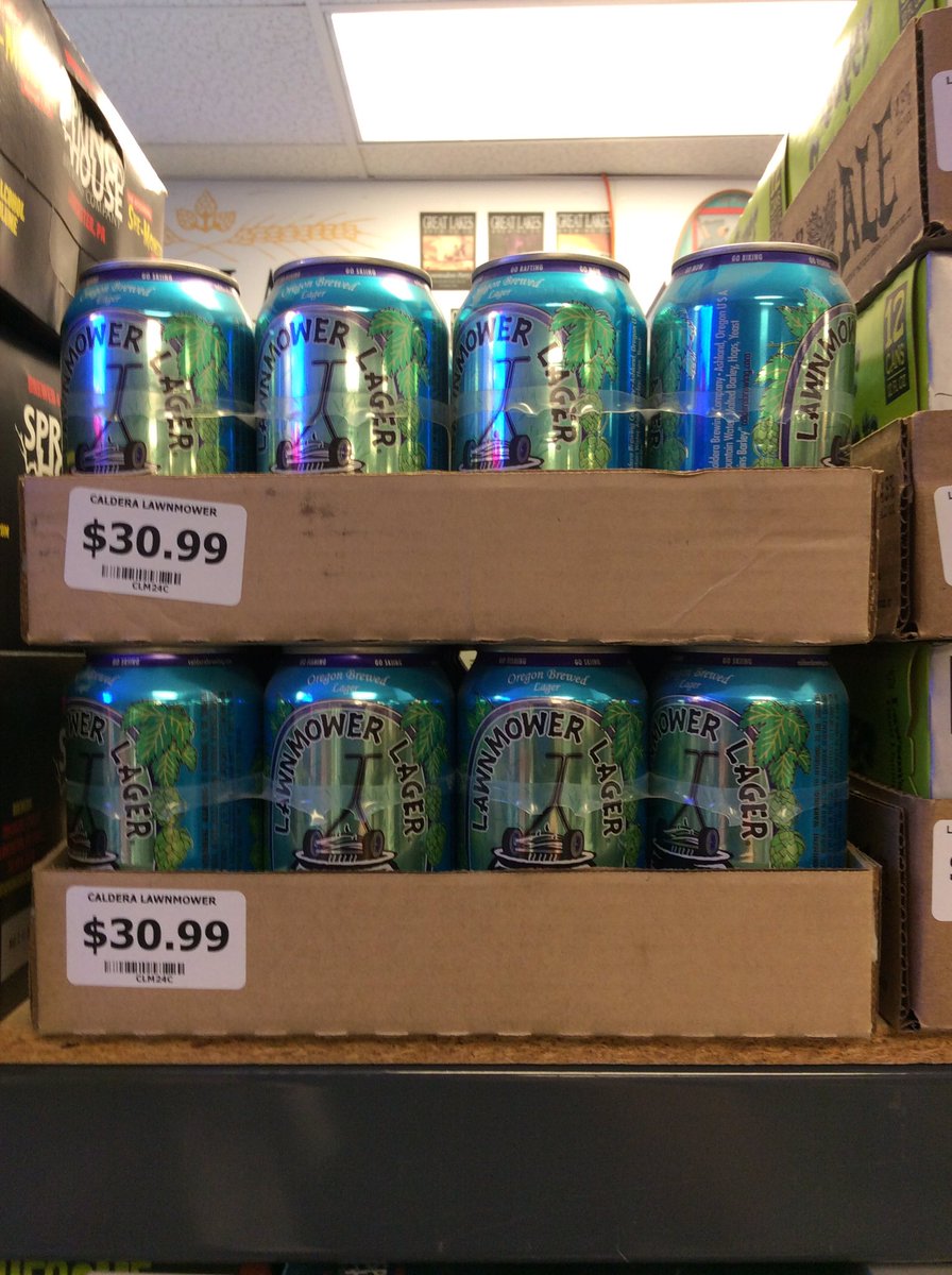 NEW! #LawnmowerLager <a href="/calderabeer/">Caldera Brewing</a>