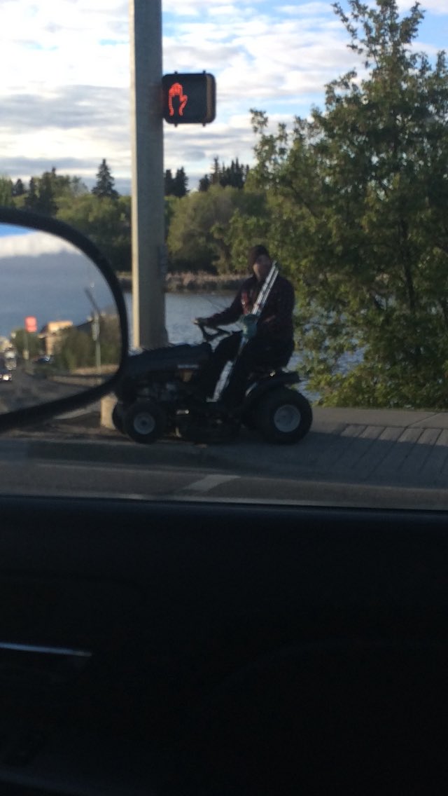 tkaczyk9's tweet image. Meanwhile in Alberta... If you have a broken leg and can't drive there is always that other option. #AlbertaStrong