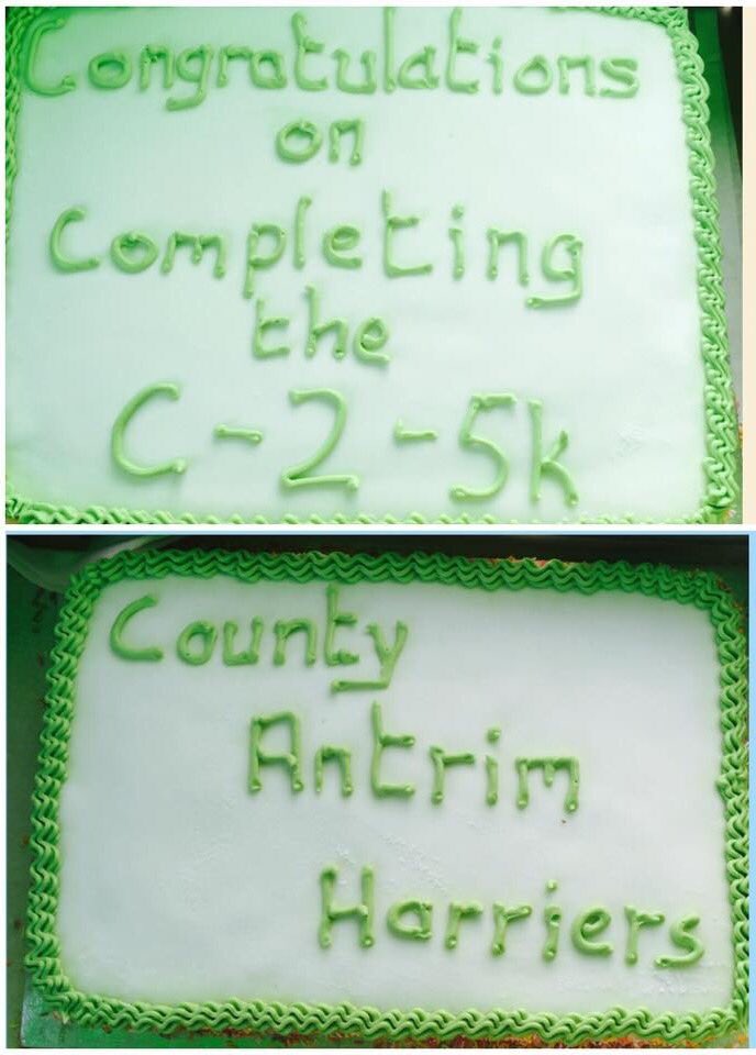 CAntrimHarriers's tweet photo. Congrats to all our #C25k runners who graduated tonite! #celebratewithcake #notavailableontheappstore #runningbclare https://t.co/oTYE8cjYS7