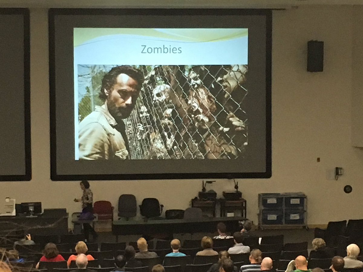 Talking about zombies at CSZ #cszscz2016
