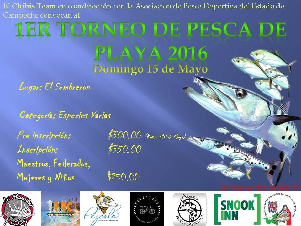 FerSansores's tweet image. A peeeeeescarr!!! #PrimerTorneodePescadePlaya2016 en Campeche!