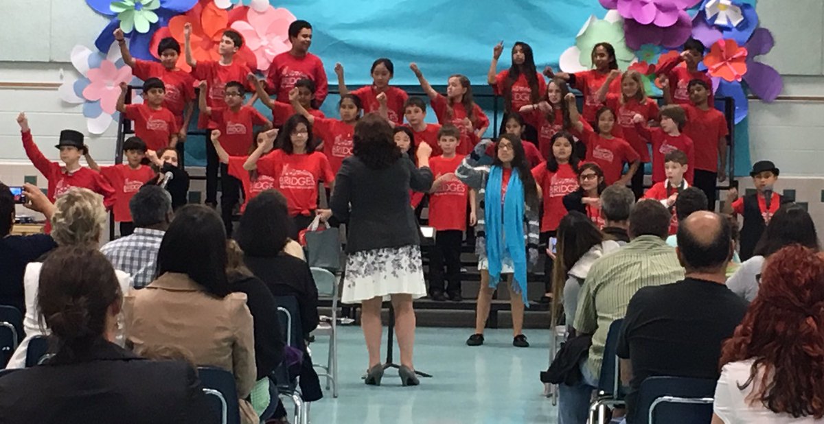 TheKatieLe's tweet image. Music and poetry - great way to spend the evening! #CPES #SpringConcerts #Chorus #Bridges #Poets
