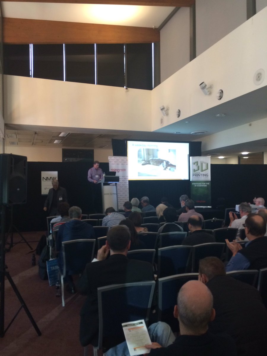 heike_roberts's tweet photo. #3DPConf Modfab speaking about 3D printing &amp; CAD future skills in education &amp; SME businesses https://t.co/PFhtZ7cIhz