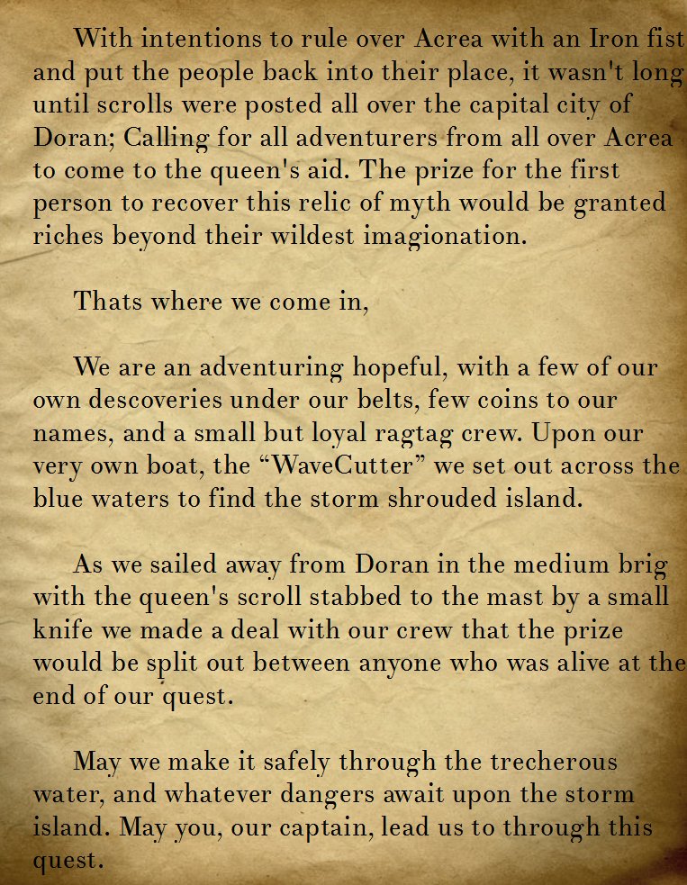 TaleChoose's tweet image. (Setting Establishment post)