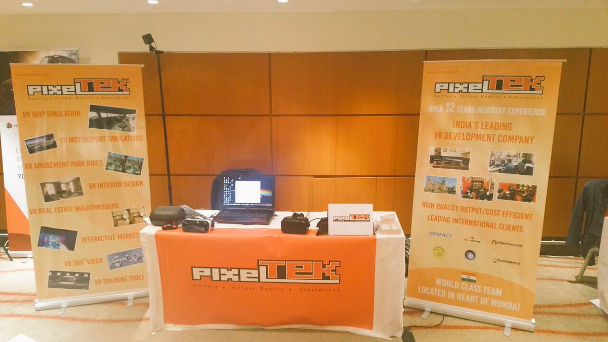 EtcEtre's tweet photo. @Starfox118 Pop by #Pixeltek to step into the future. Expert in the #VR world from #India @ #VRXEurope #Tech #Europe https://t.co/Ems3hoCF1W