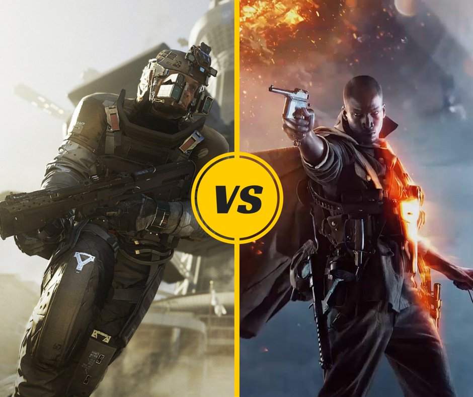 GamingCentralIN's tweet photo. We'll be talking about #CallofDutyInfiniteWarfare and #Battlefield1 in the next #AngryPixels. Which Team Are You On? https://t.co/zQL79TcSWA