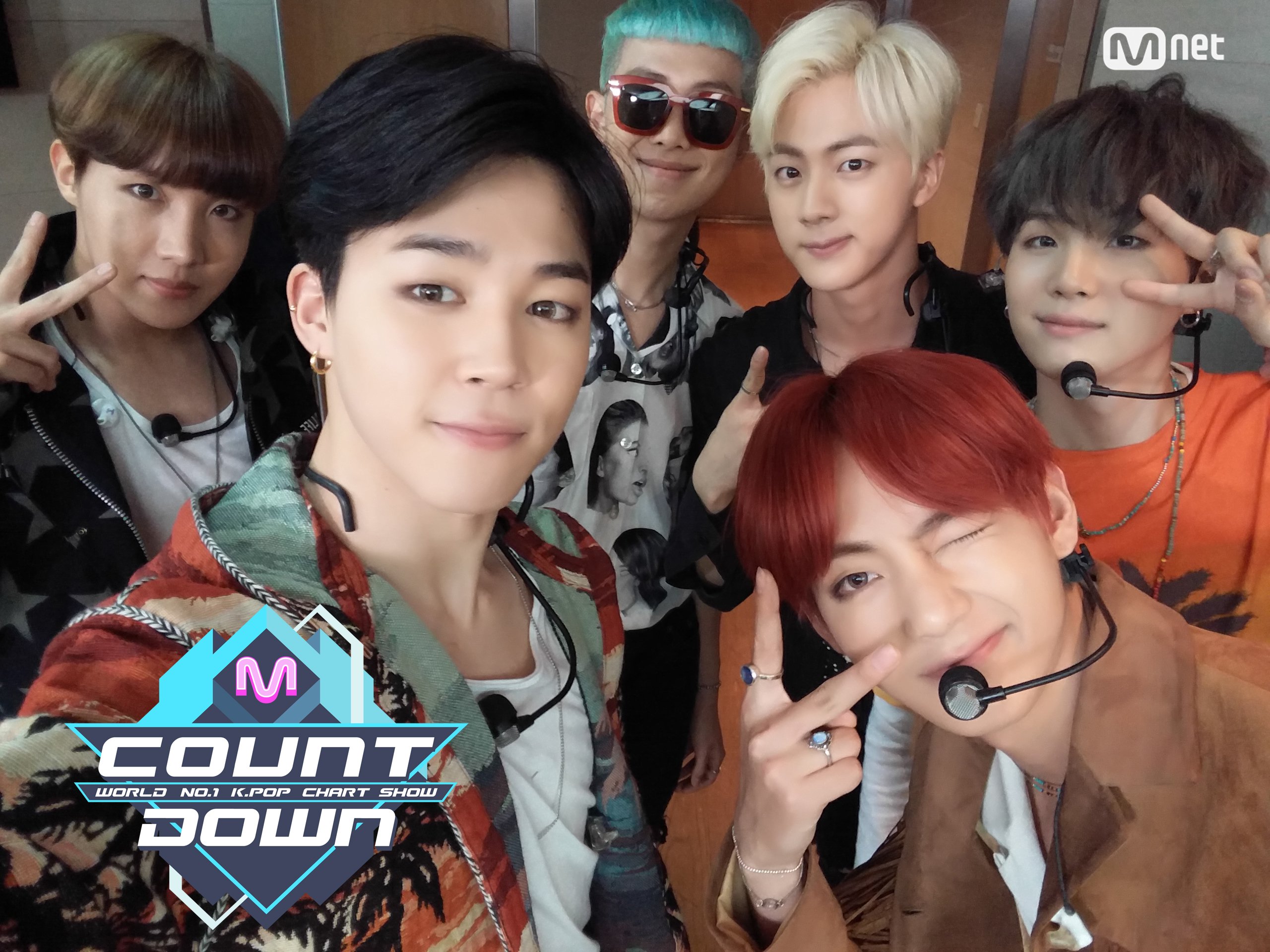 Picture Bts On Mnet Mcountdown