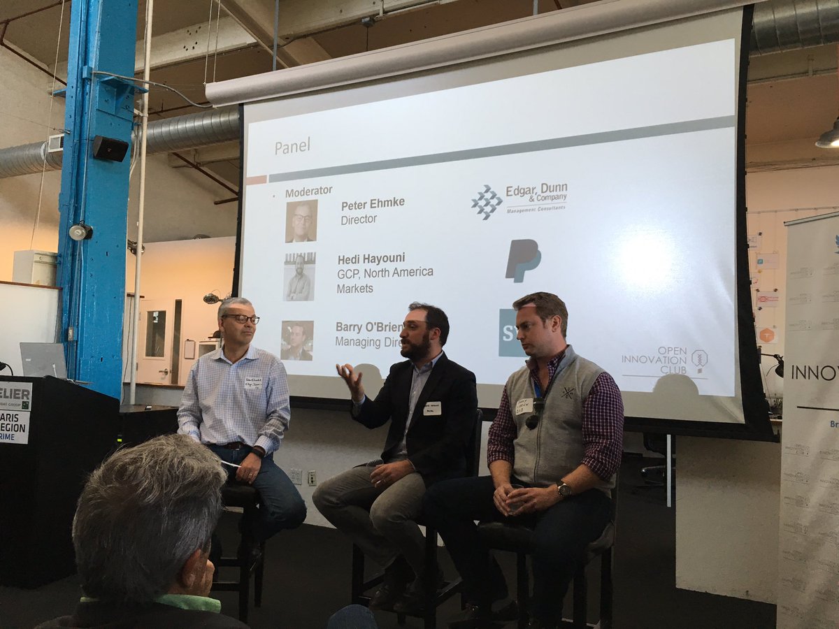 LudwigDumont's tweet photo. Banks ft #fintech, how do they interact and collaborate. Panel with ao @BarryTOBrien at @OpenInnovClub  #sfnewtech https://t.co/MUfogwtLb2