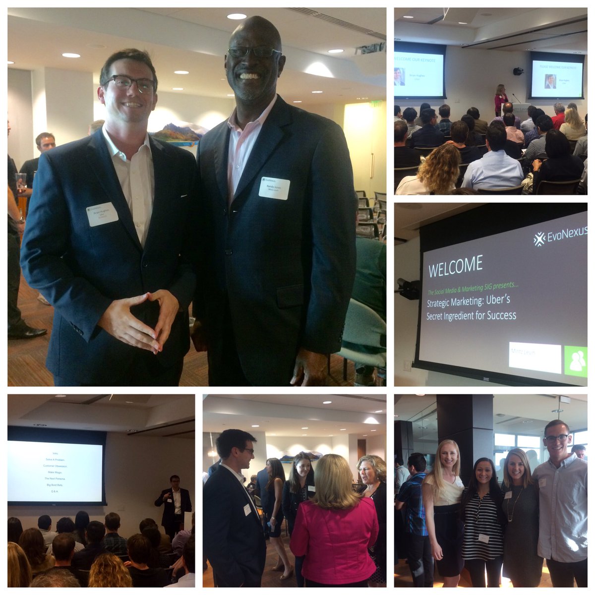 Mintz_Law's tweet image. .@EvoNexus live: Brian Hughes of Uber sharing marketing &amp;amp; business secrets - Calm. Joy. Time. Money.