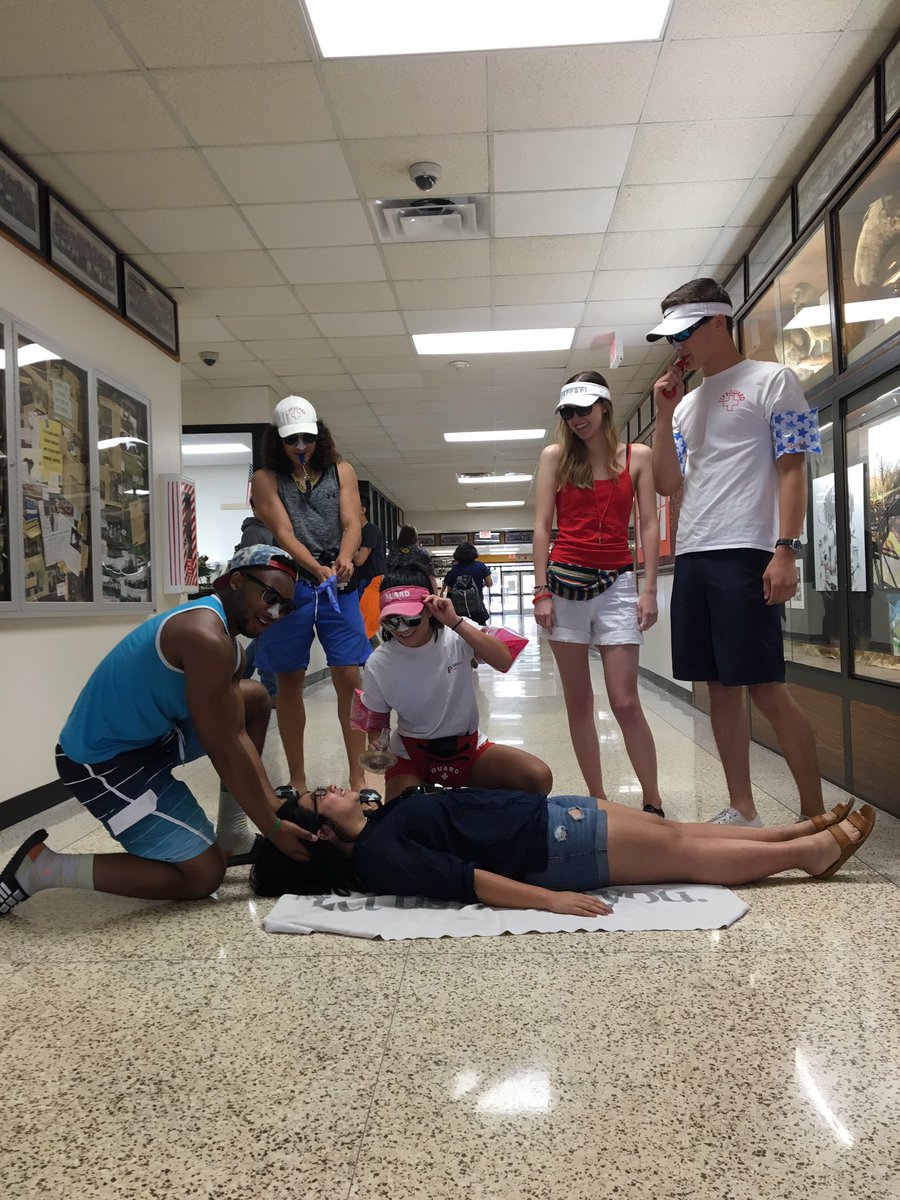 trappersullivan's tweet photo. GHS lifeguards killed the game, but we saved the lives. #wassupbeaches #GHSprom2016 https://t.co/B8vIjYPt7n