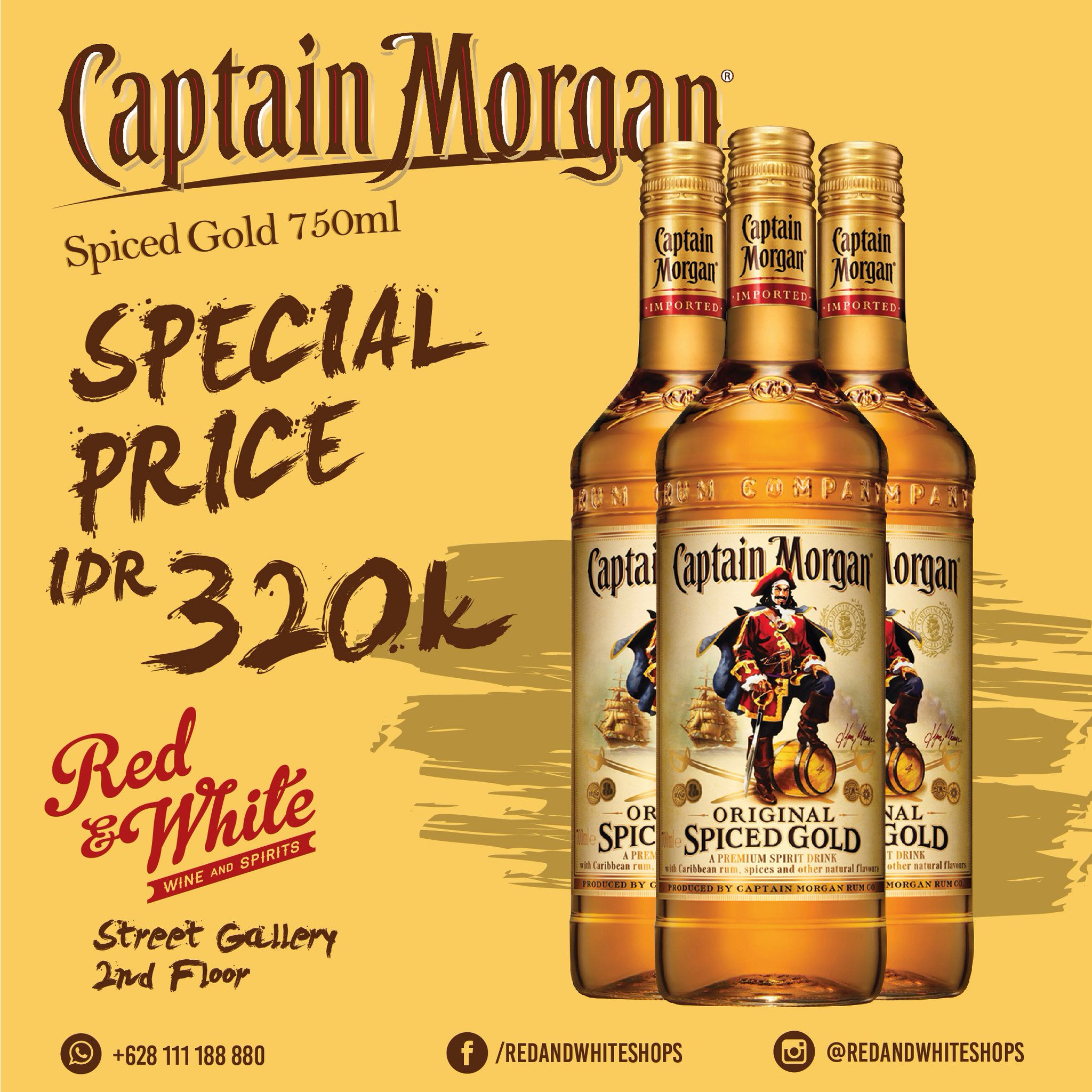 Pondok Indah Mall on Twitter: "Special Price for Captain Morgan