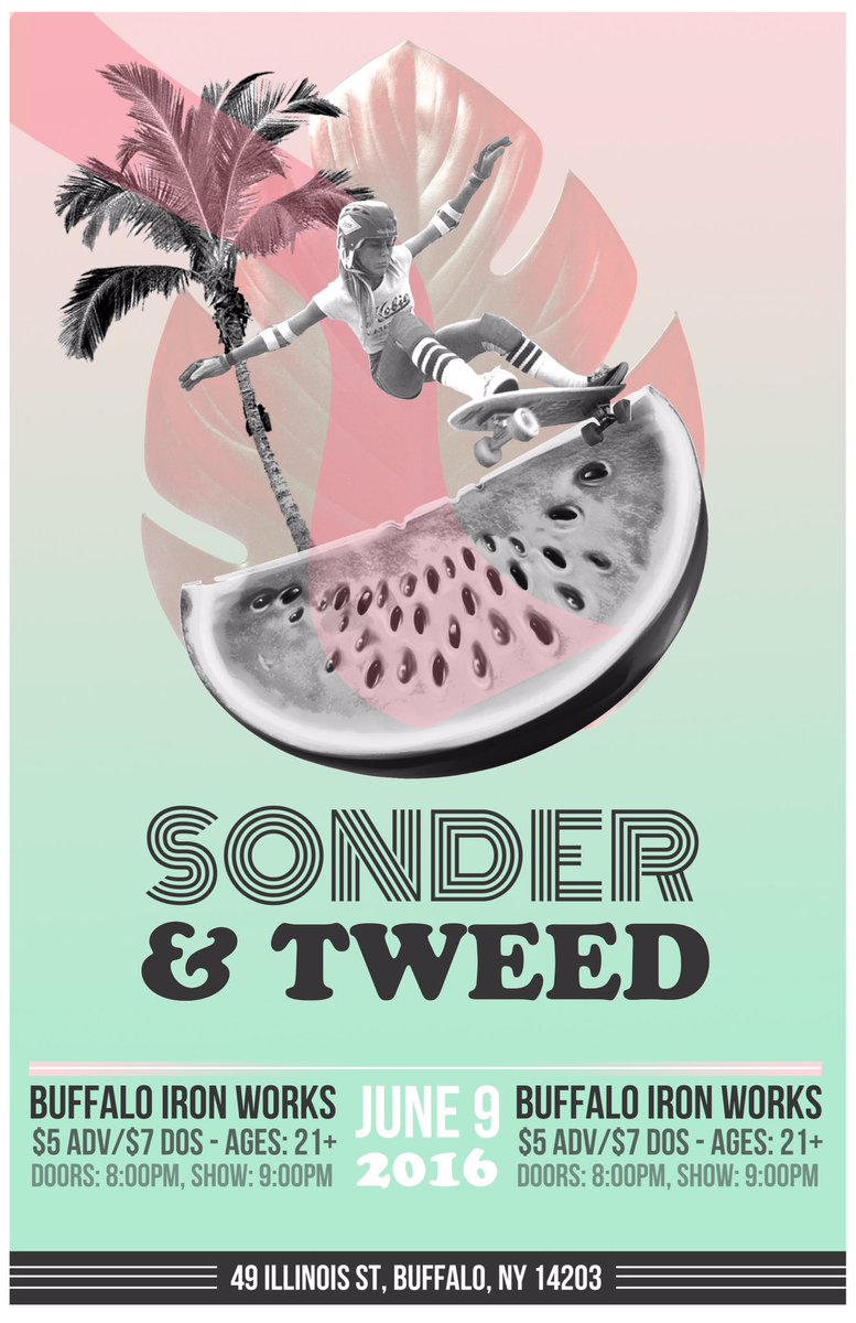 June 9th our good friends <a href="/Tweed_Music/">Tweed</a> join us for a very special show <a href="/IronWorksBflo/">Buffalo Iron Works</a> Super stoked!