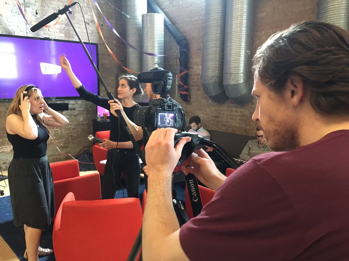 dannycoleman's tweet photo. The @JellyvisionLab #jellygames continue!  Team #jellywars film their masterpiece. https://t.co/1ab5aHKzYH