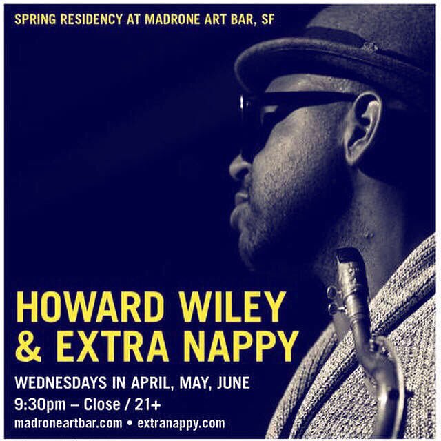 2nites's #extranappy lineup: <a href="/HowardWileySAX/">Howard Wiley</a> michaeltinylindsey, #mikeaaberg &amp; <a href="/Thomaspridgen/">Thomas Pridgen</a>—<a href="/madroneartbar/">Madrone Art Bar</a>, 9:30pm