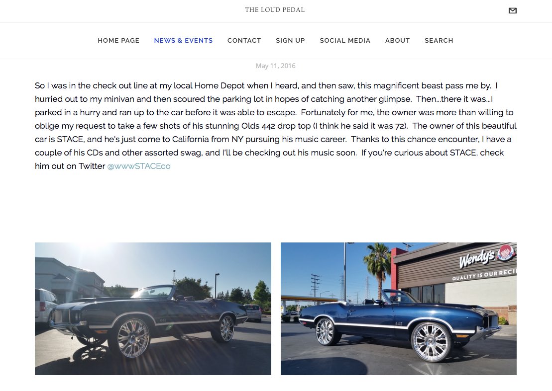 teamSTACEonline's tweet photo. STACE featured on the @LoudPedalBlog (CA) Check out the write up below! #TeamSTACE 

https://t.co/UP5bbZmKeN https://t.co/kp0V23bxa9