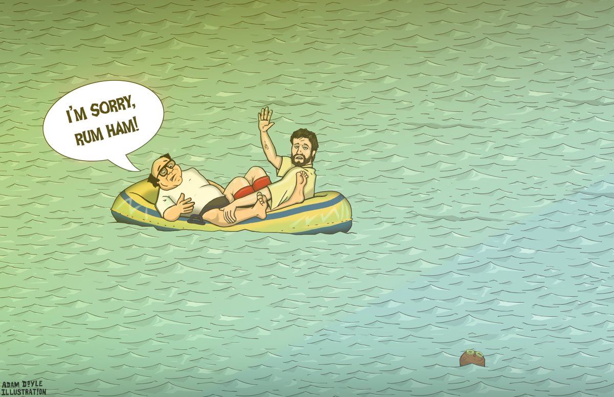 aadoyleart's tweet photo. @alwayssunny Rum Ham!!! 
#illustration #rumham https://t.co/gN2nDbHNTt