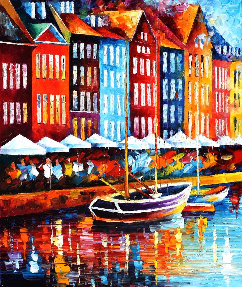 Afremov_Artist's tweet image. COPENHAGEN - DENMARK - Palette Knife Oil Painting On Canvas By Leonid Afremov bit.ly/1SXG88E