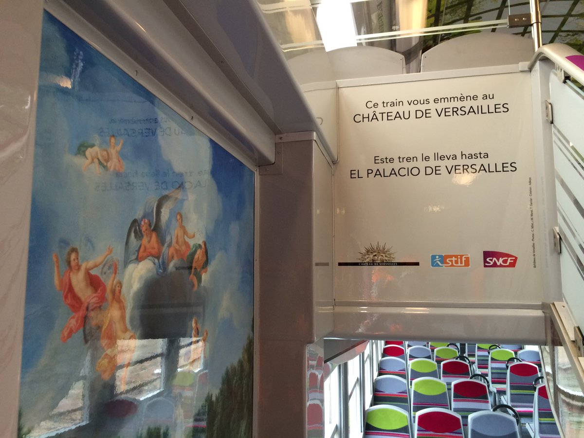 alainkrakovitch's tweet photo. Aperçu exclu de votre futur train #Versailles 1puzzle de 941 visuels/rame, bravo aux artistes du Tech StPierreCorps https://t.co/Is62ONeggv