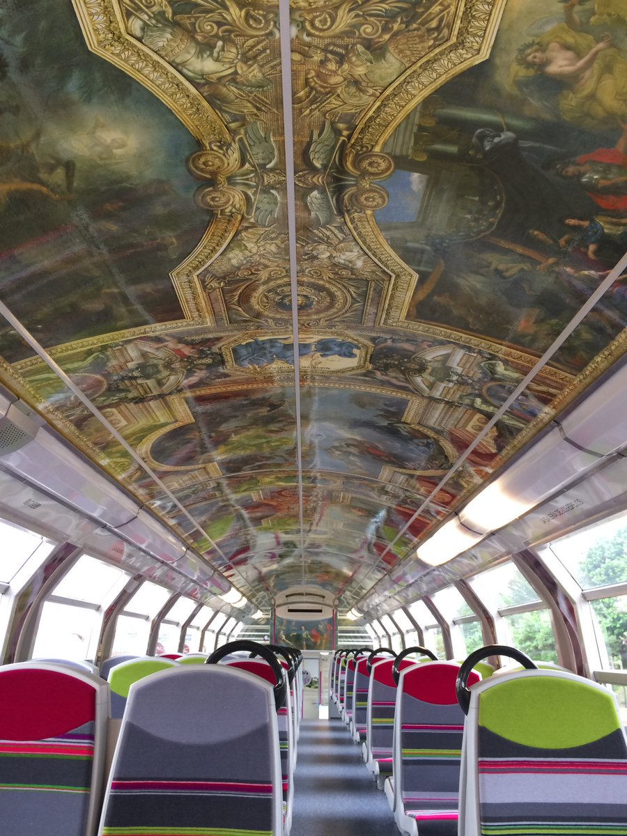 alainkrakovitch's tweet photo. Aperçu exclu de votre futur train #Versailles 1puzzle de 941 visuels/rame, bravo aux artistes du Tech StPierreCorps https://t.co/Is62ONeggv