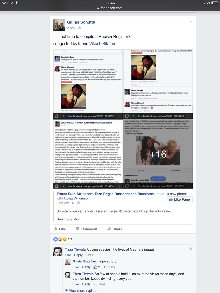 More worried about a racist register, than a rapist register.. Viva rapists, viva. #gillianschutte