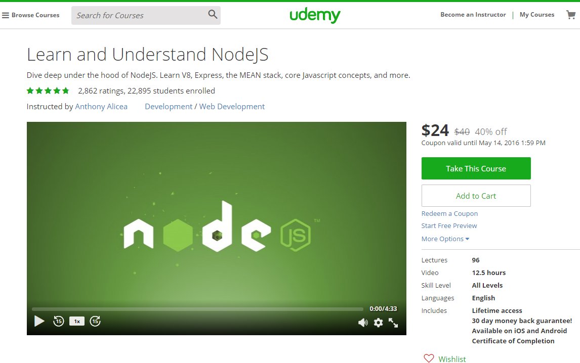 Learn and understand nodejs coupon